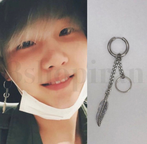 گوشواره استیل شوگا بی تی اس BTS