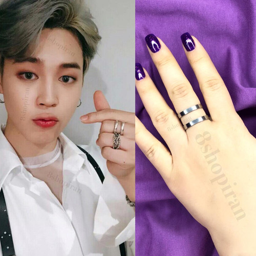 انگشتر استیل جیمین بی تی اس BTS