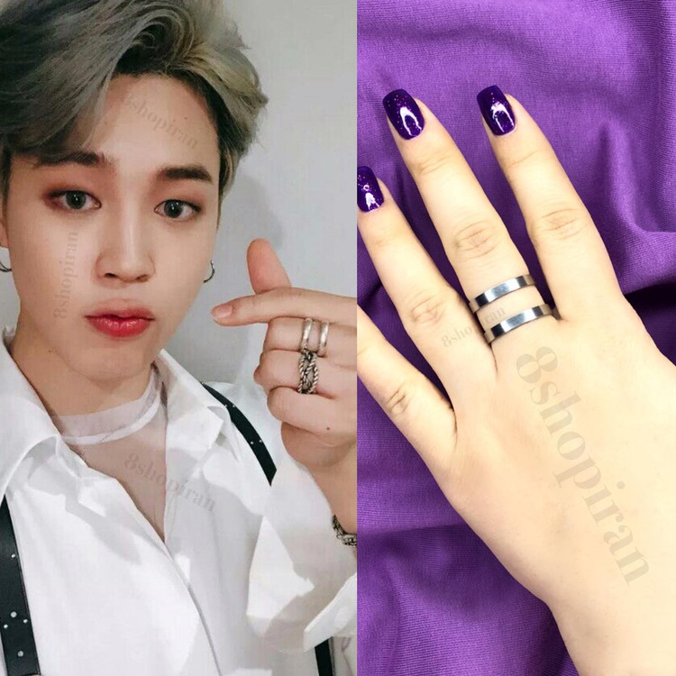 انگشتر استیل جیمین بی تی اس BTS