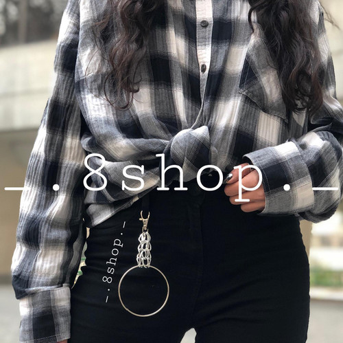 زنجیر شلوار آویز استیل دستساز طرح پینترستی