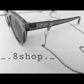 بند عینک زنانه و مردانه نقره ای استیل و رنگ ثابت دستساز یونیسکس