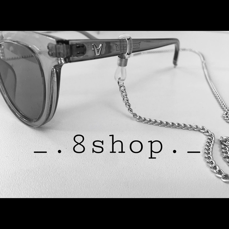 بند عینک زنانه و مردانه نقره ای استیل و رنگ ثابت دستساز