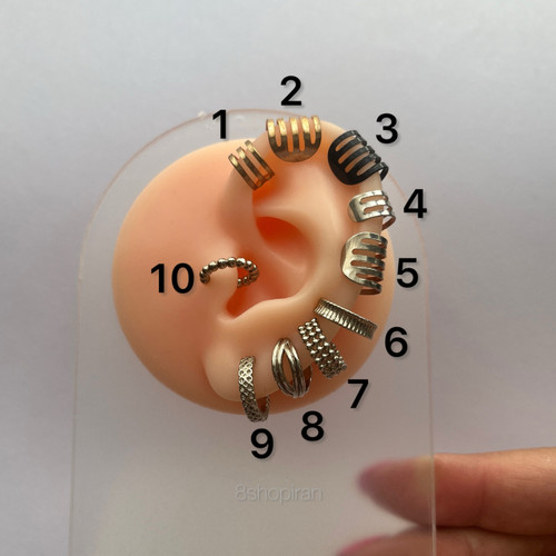 ایرکاف پیرسینگ فیک بدون نیاز به سوراخ