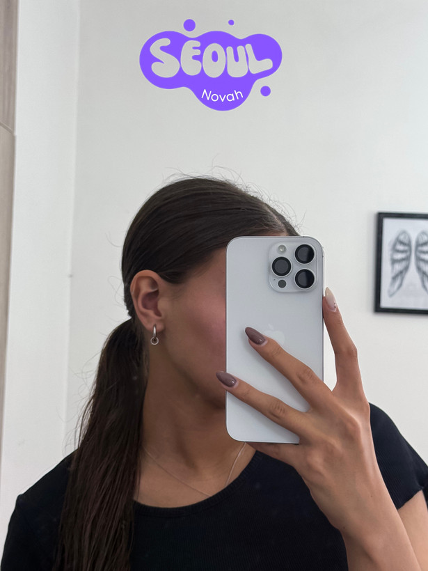 گوشواره استیل حلقه ای طرح ورساچه یونیسکس