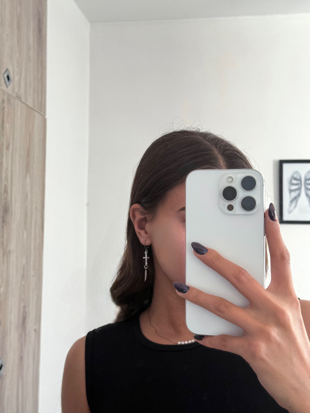 گوشواره و پیرسینگ یونیسکس استیل طرح رعد و برق و صلیب