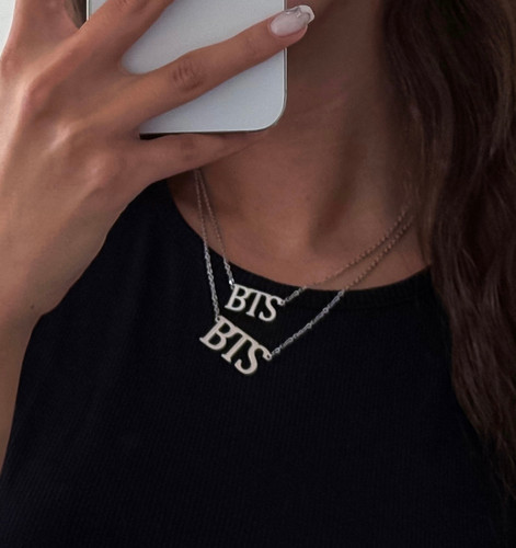 گردنبند کیپاپ استیل بی تی اس بنگتن BTS دستساز