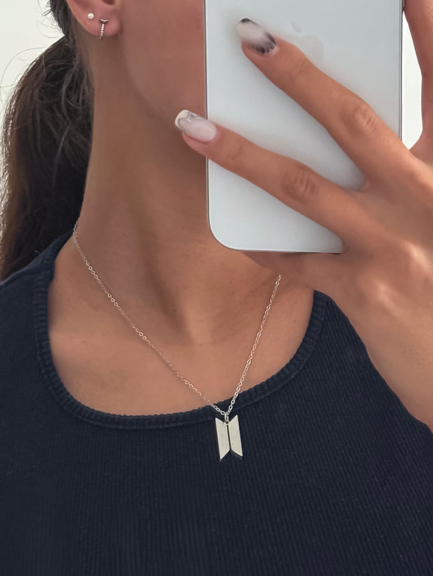 گردنبند استیل بی تی اس BTS برای آرمی ها و کیپاپرها