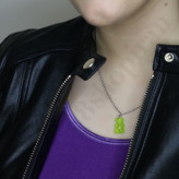 گردنبند و گوشواره استیل دخترانه پاستیل خرسی ینگ ینگ عضو گروه NCT