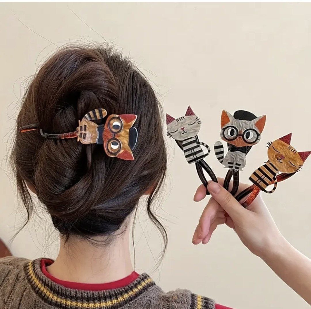 گیره موی جذاب و ترند مدل گربه